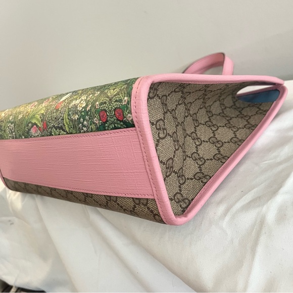 GUCCI limited Edition RARE  Higuchi Yuko XL Bunny Supreme GG Web Tote Handbag - Picture 10 of 13